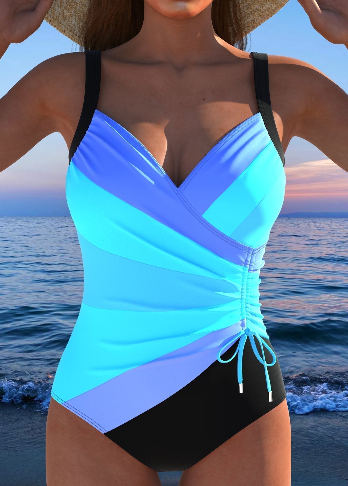 BAÑADOR SURPLICE LUXURY