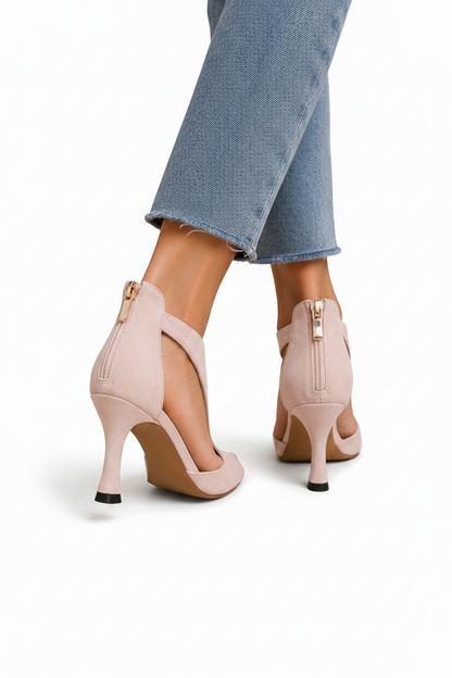 Tacones elegantes de abertura lateral