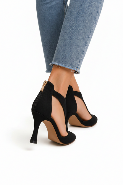 Tacones elegantes de abertura lateral