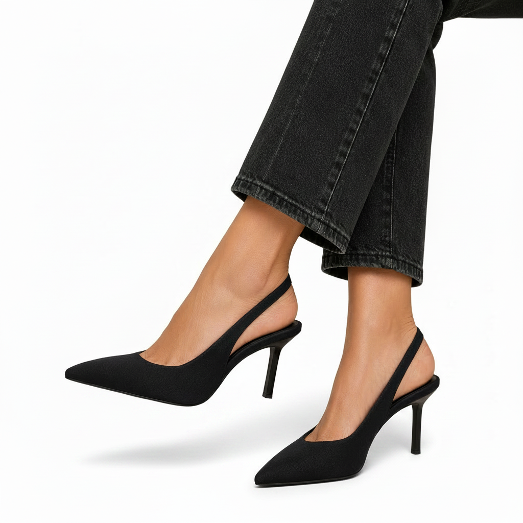 Tacones elegantes destalonados